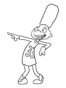Gerald Martin Johanssen from Hey Arnold! coloring page