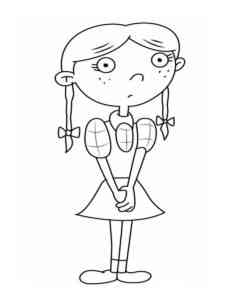 Lila from Hey Arnold! coloring page