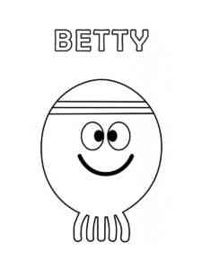 Betty from Hey Duggee coloring page