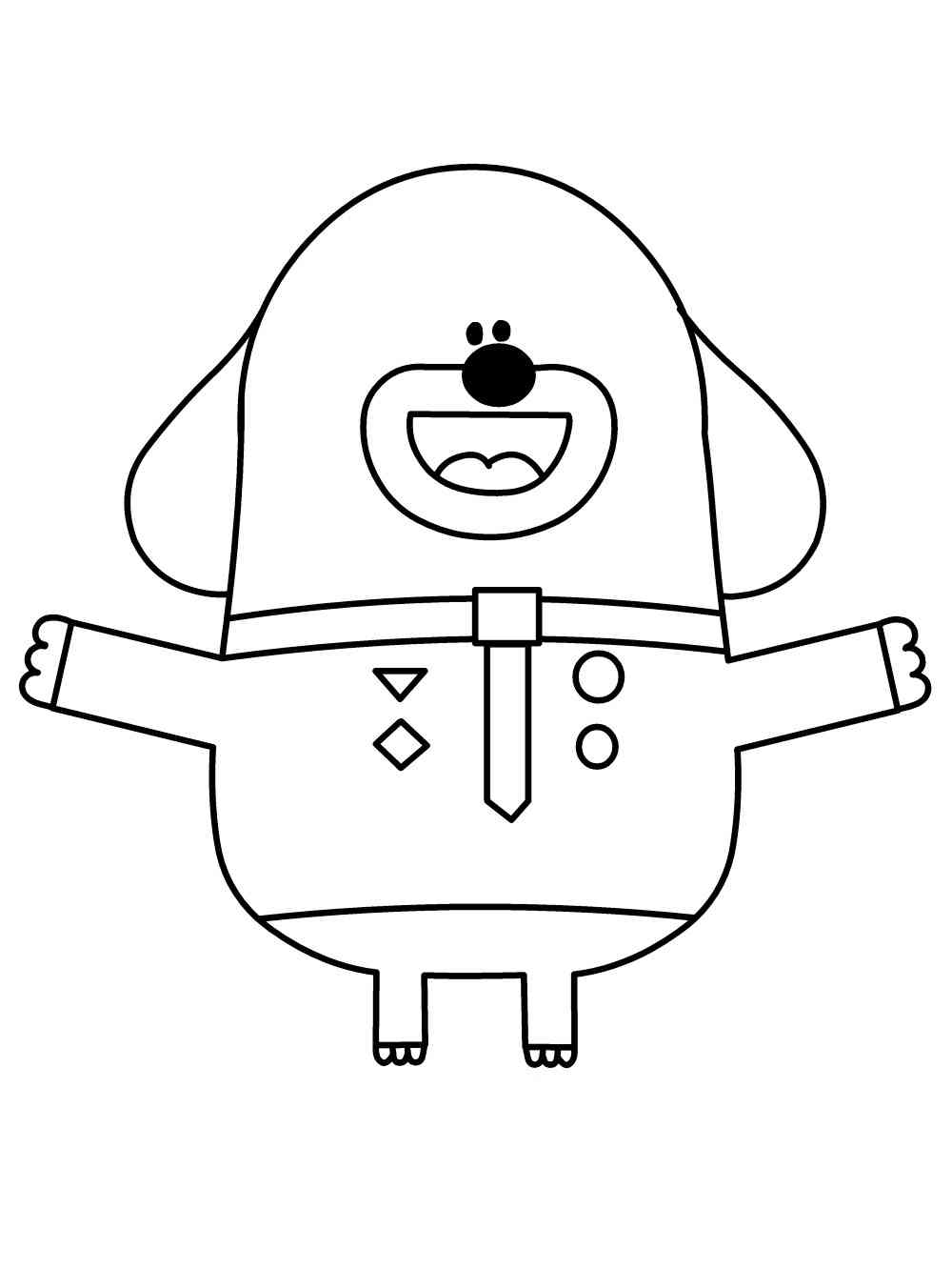 Hey Duggee 3 coloring page