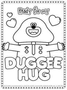 Hey Duggee 4 coloring page