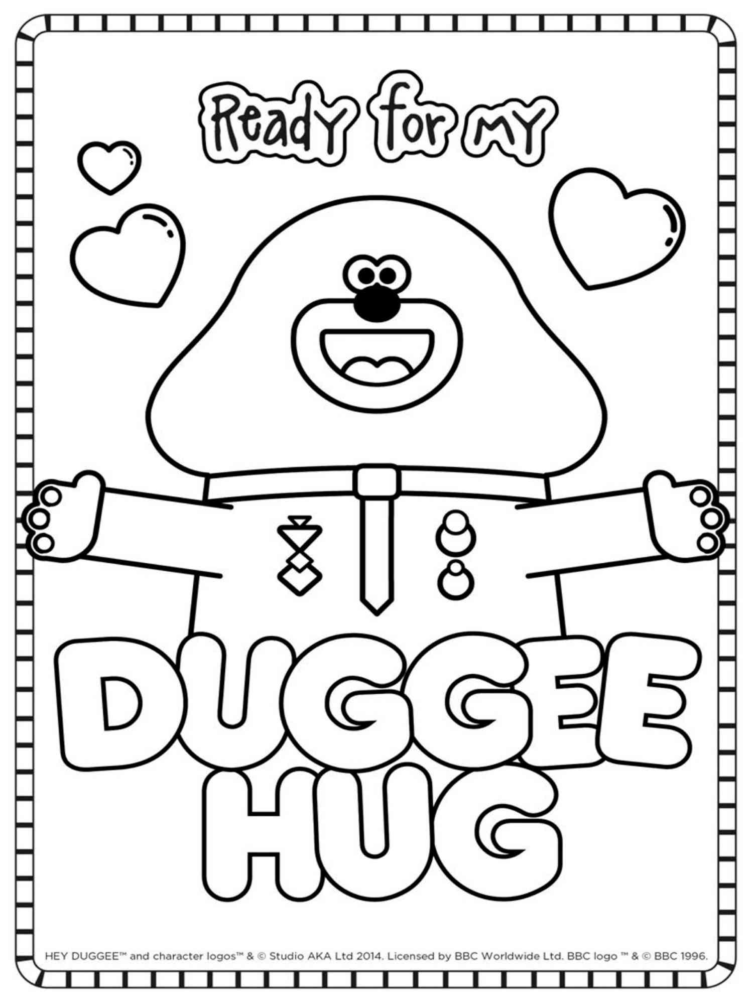 Hey Duggee 4 coloring page