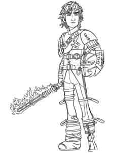 Hiccup 2 coloring page