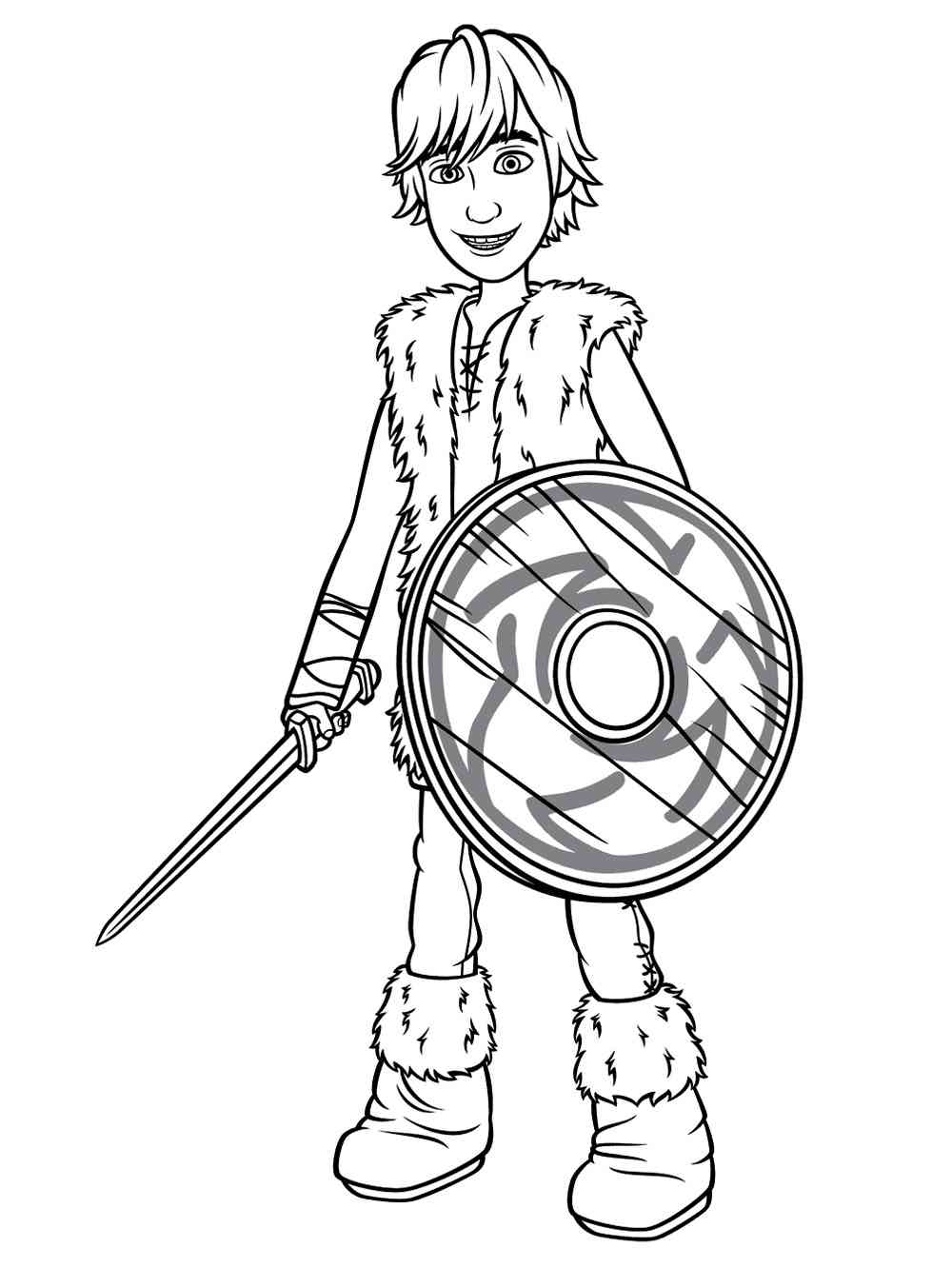 Hiccup 3 coloring page