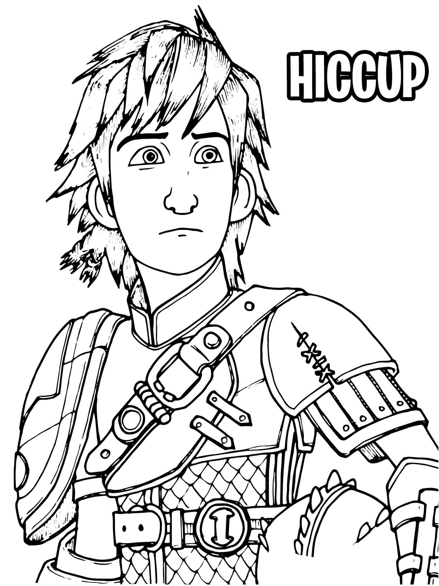 Hiccup 6 coloring page