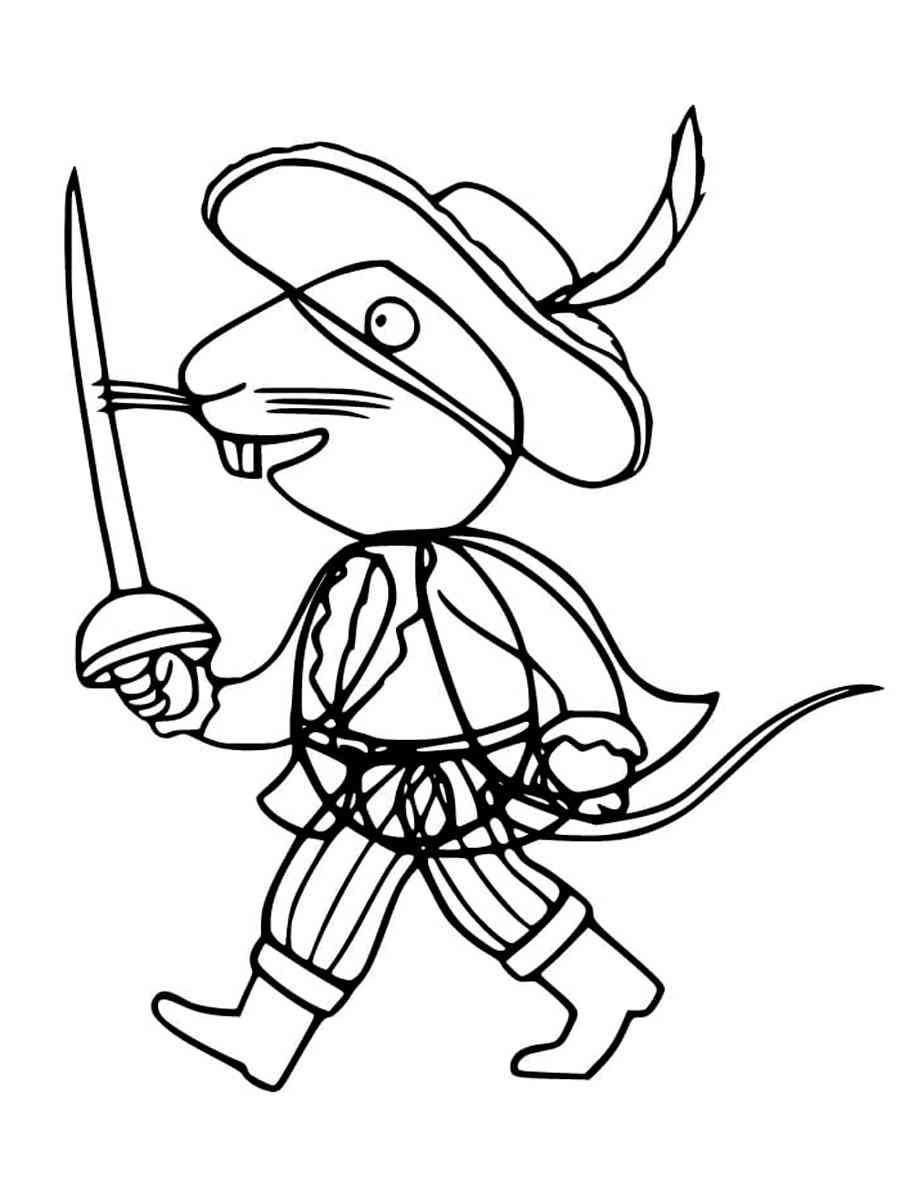 Highway Rat 2 coloring page