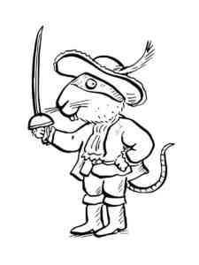 Highway Rat 4 coloring page