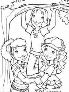 Holly Hobbie and Friends 2 coloring page
