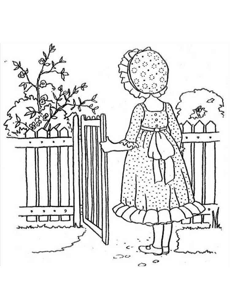 Holly Hobbie and Friends 3 coloring page