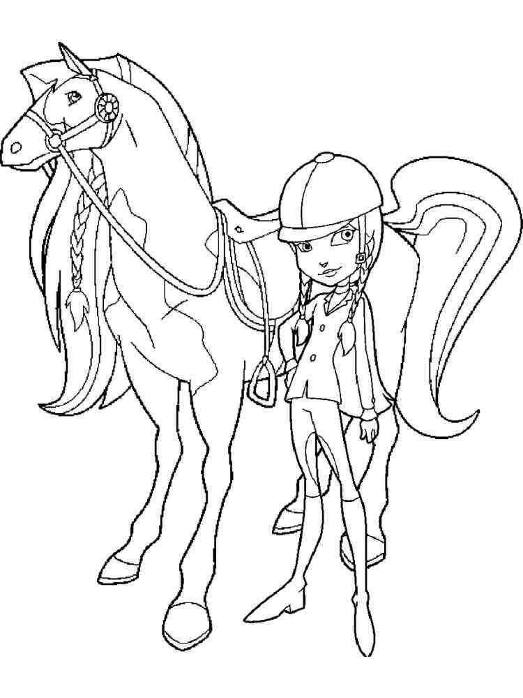 Horseland 12 coloring page