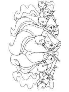 Horseland 15 coloring page