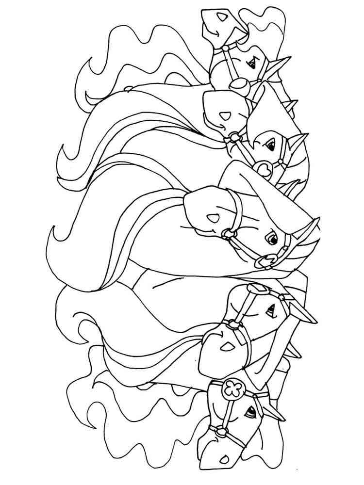Horseland 15 coloring page