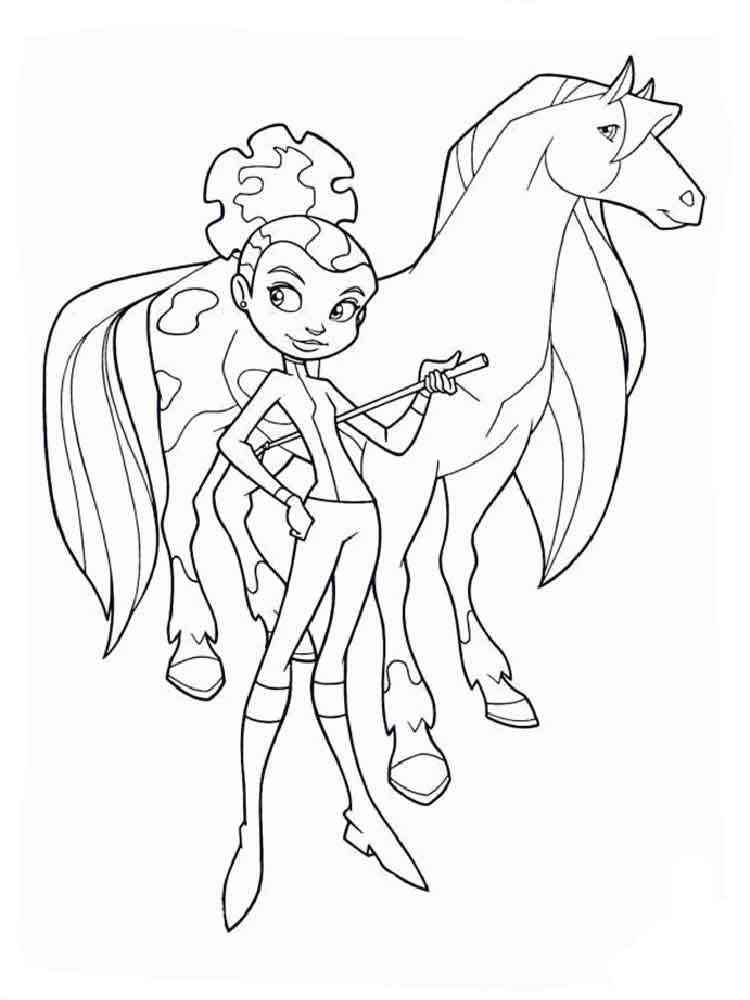 Horseland 18 coloring page