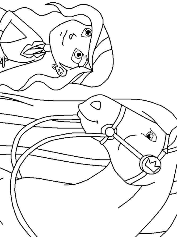 Horseland 2 coloring page