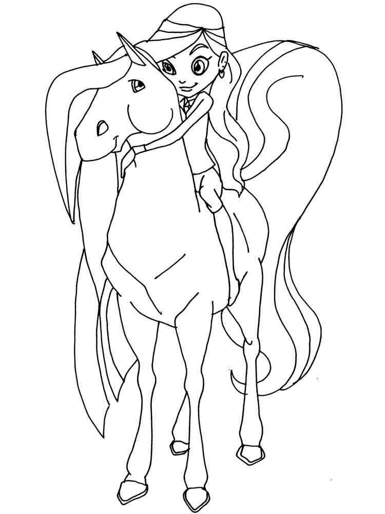 Horseland 6 coloring page