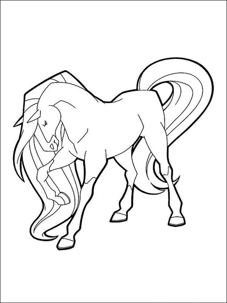 Horseland 9 coloring page