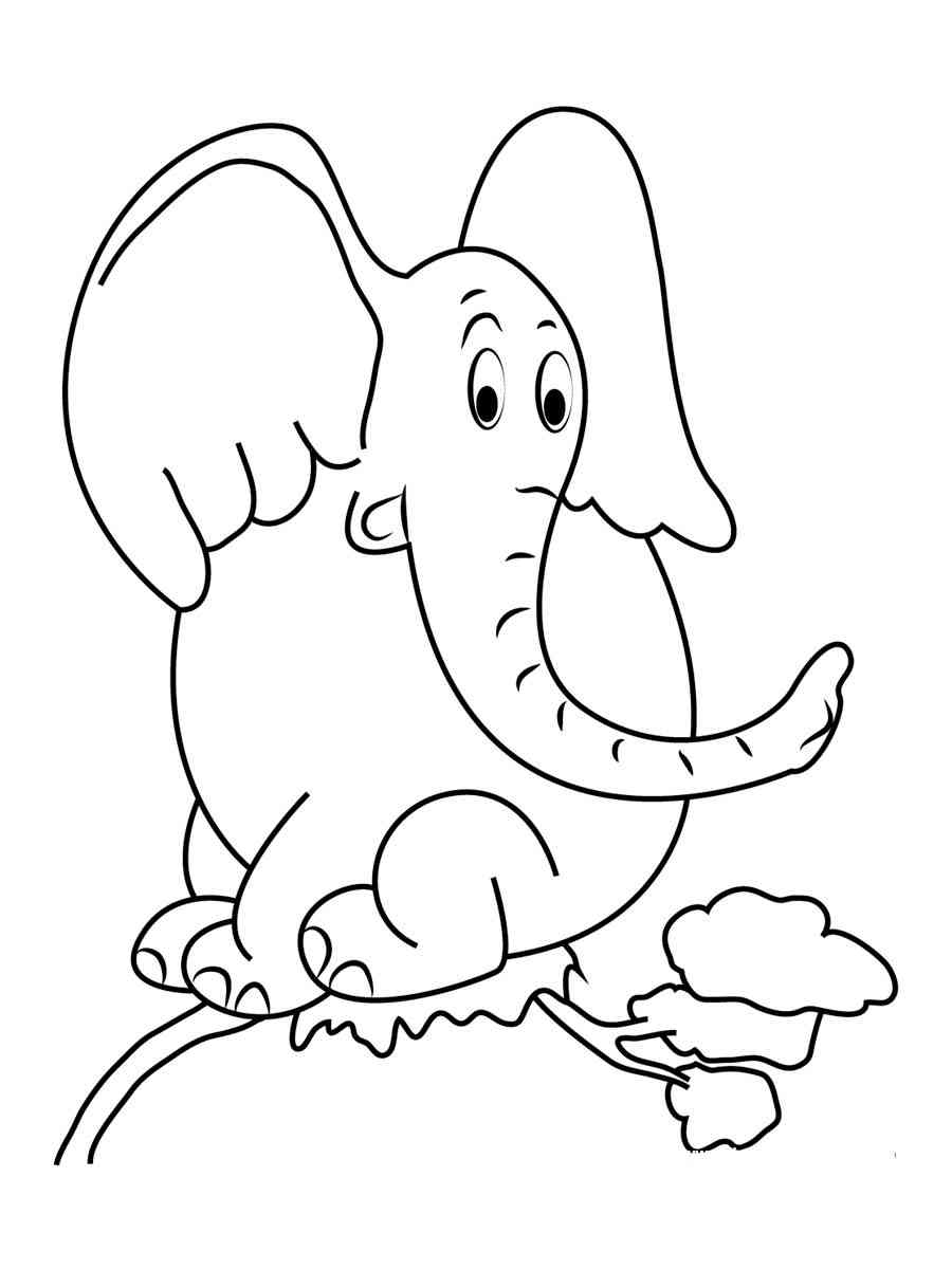 Horton 10 coloring page