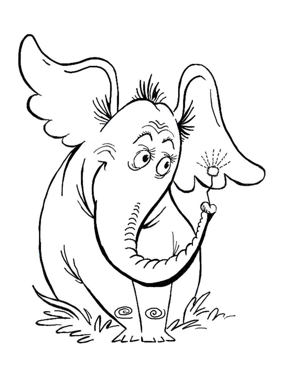 Horton 2 coloring page