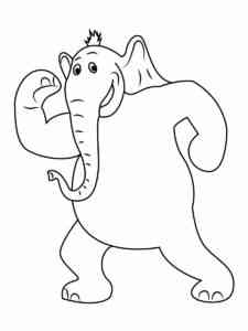 Strong Horton coloring page