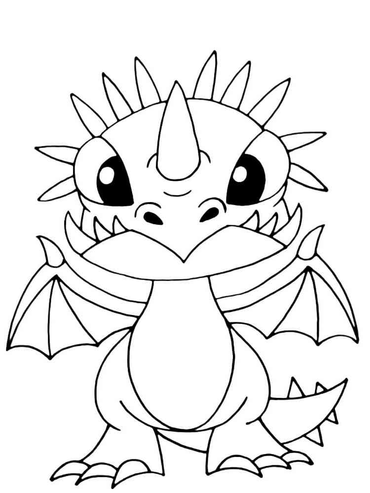 How To Train Your Dragon 14 coloring page