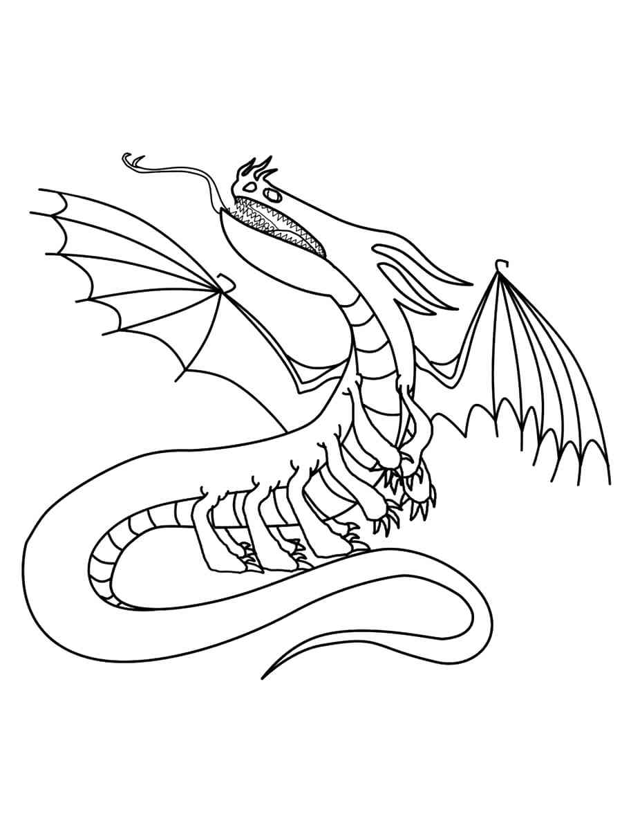 How To Train Your Dragon 17 coloring page