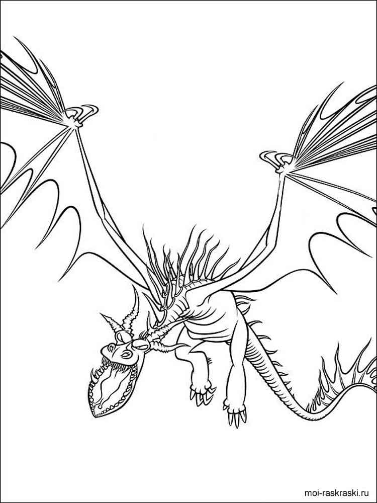 How To Train Your Dragon 22 coloring page