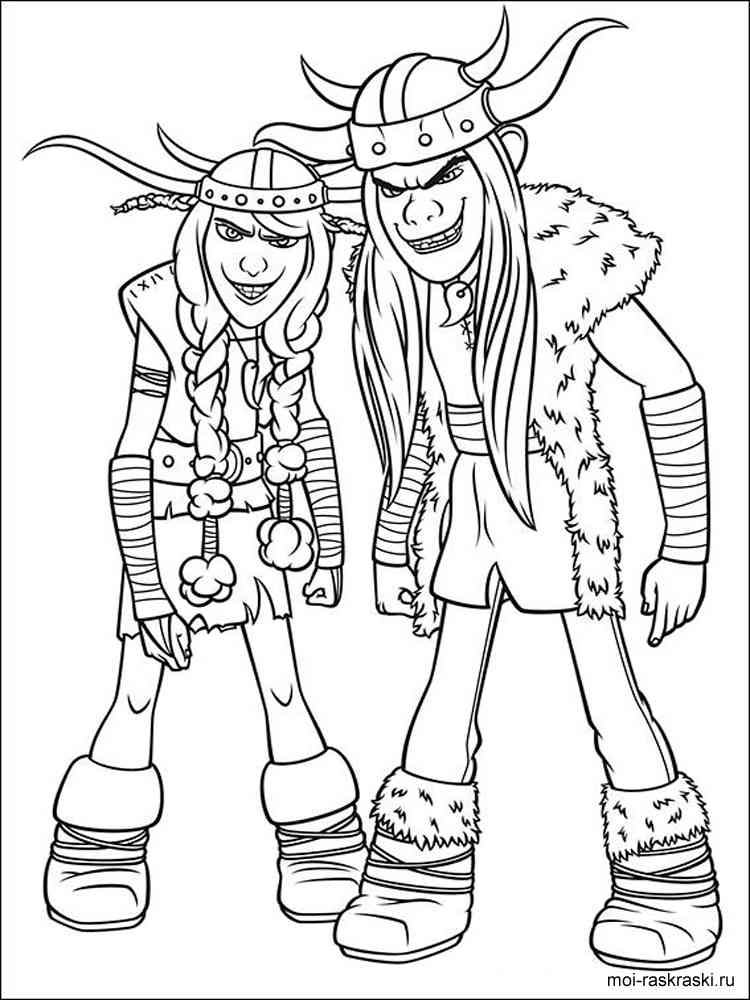 How To Train Your Dragon 23 coloring page