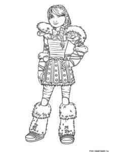 Awesome Astrid coloring page