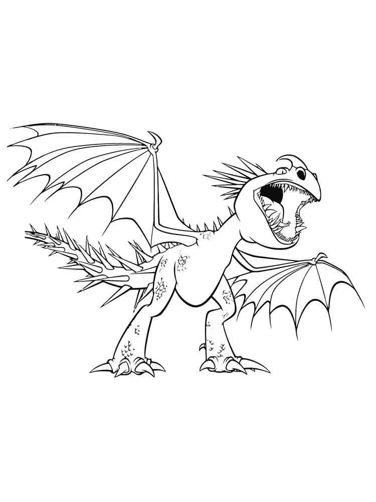How To Train Your Dragon 48 coloring page