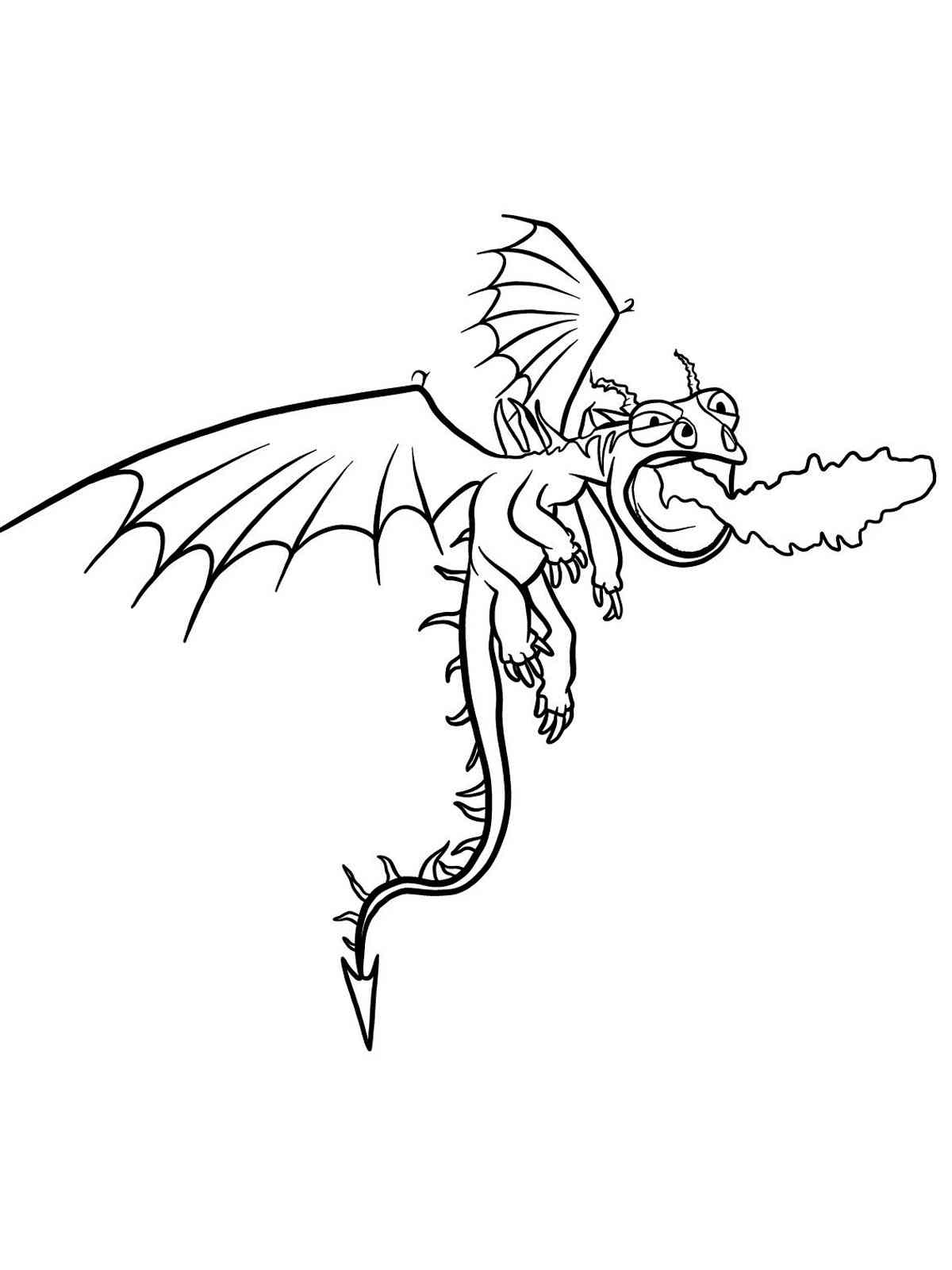 How To Train Your Dragon 6 coloring page