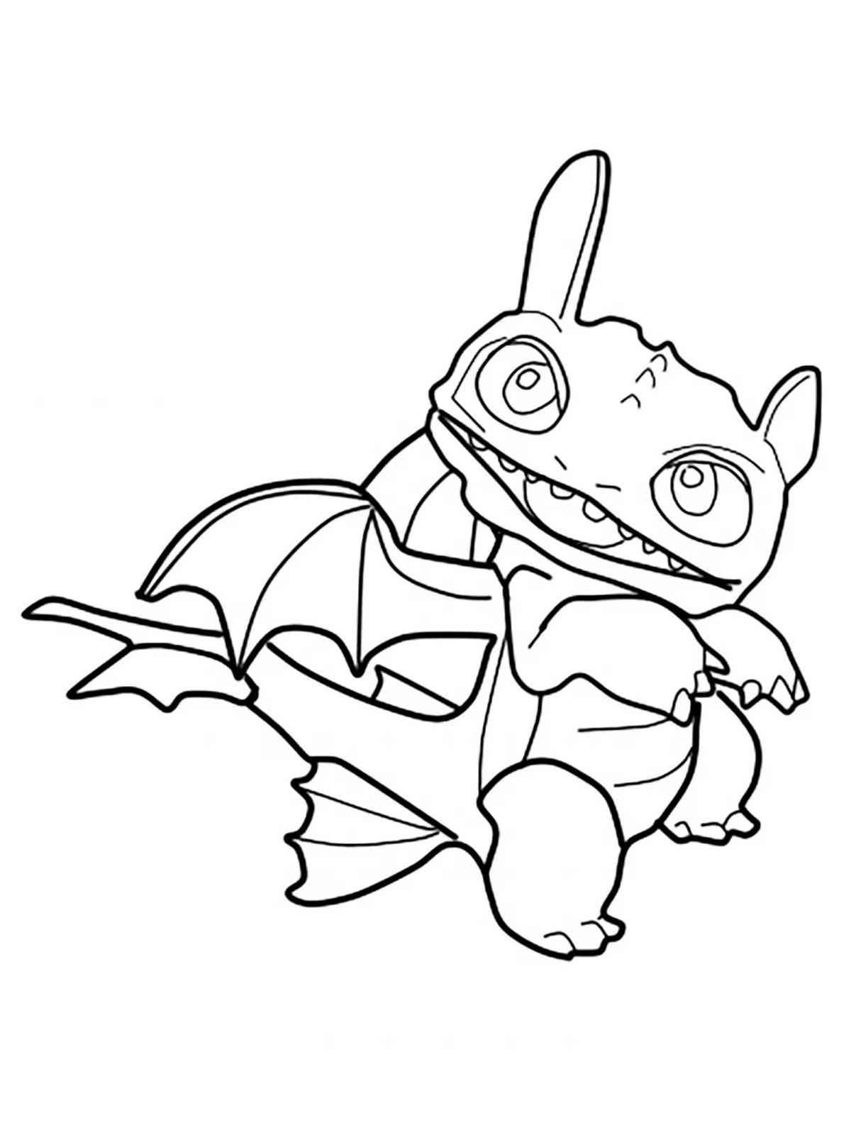 How To Train Your Dragon 7 coloring page