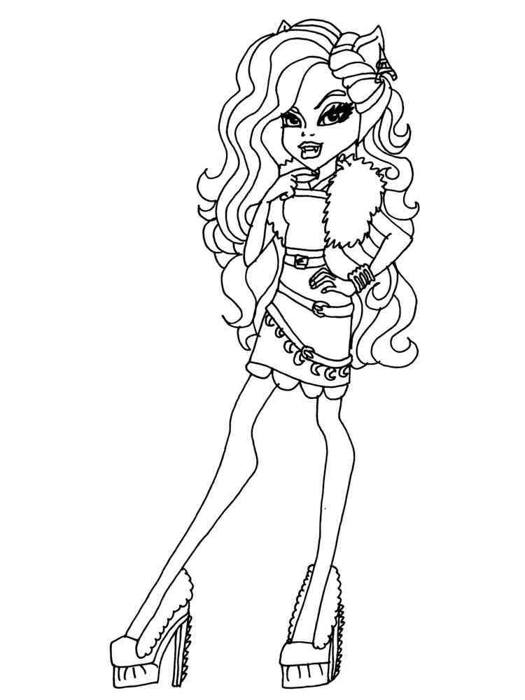 Howleen Wolf 12 coloring page