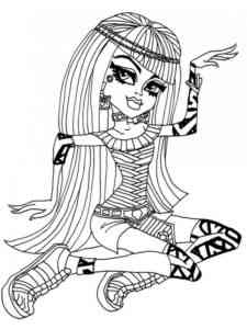 Howleen Wolf Egyptian coloring page