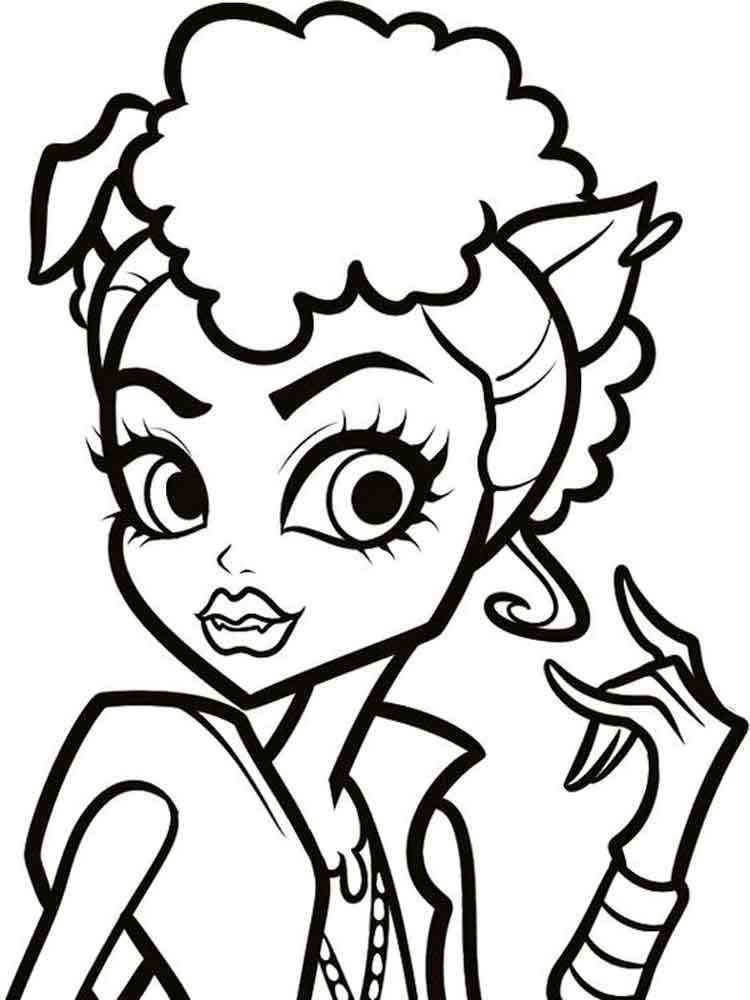 Howleen Wolf 6 coloring page