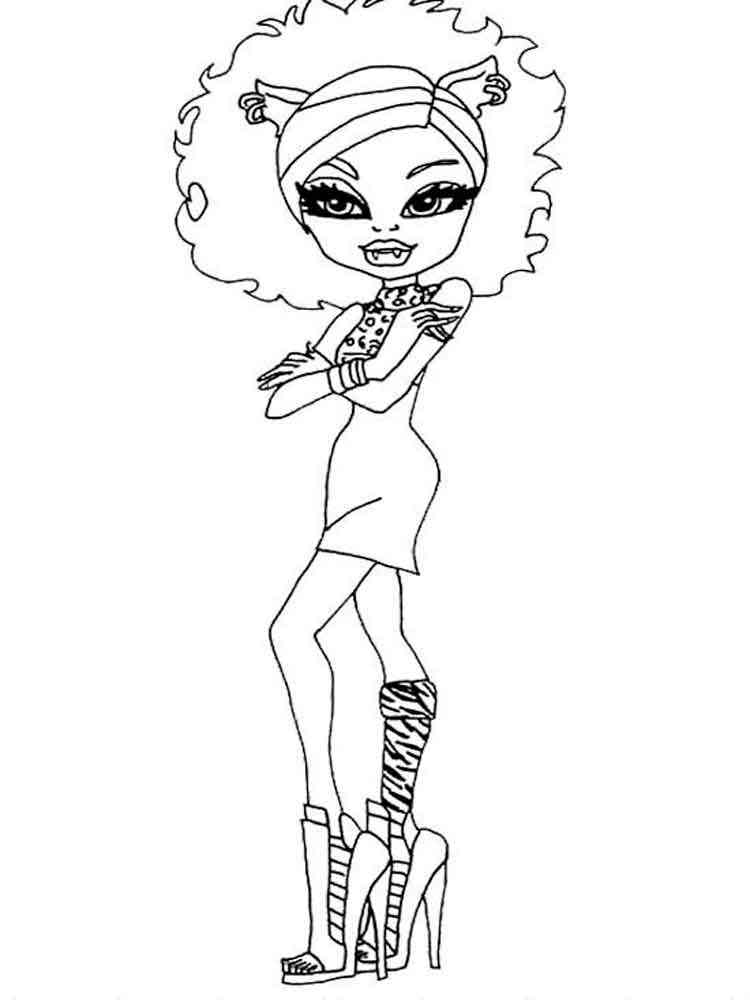 Howleen Wolf 7 coloring page