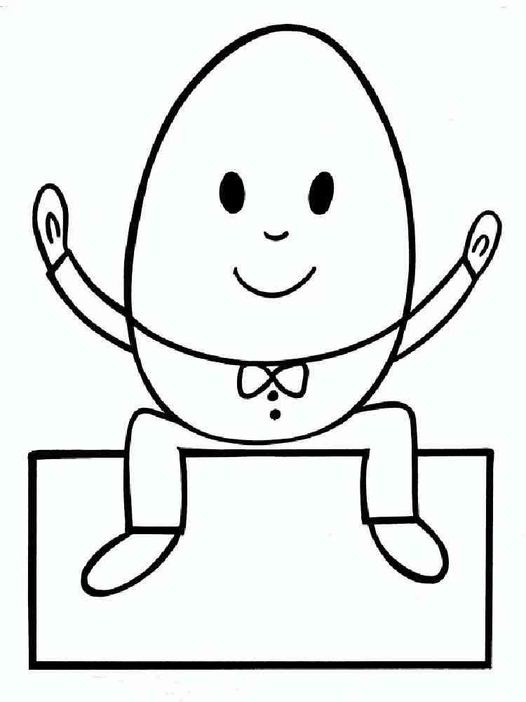 Humpty Dumpty 1 coloring page