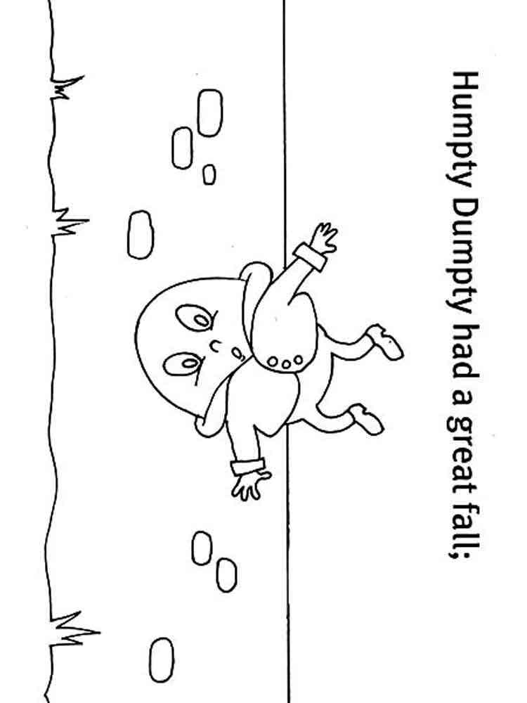 Humpty Dumpty 12 coloring page