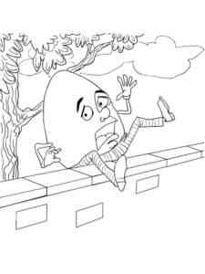 Humpty Dumpty 2 coloring page