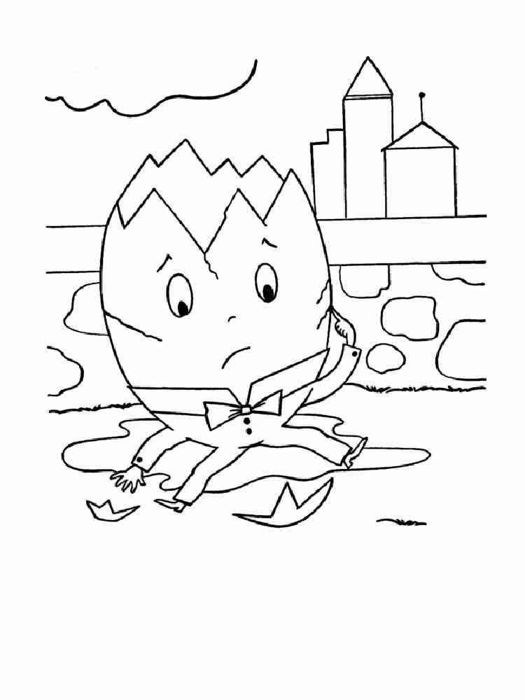 Humpty Dumpty 5 coloring page