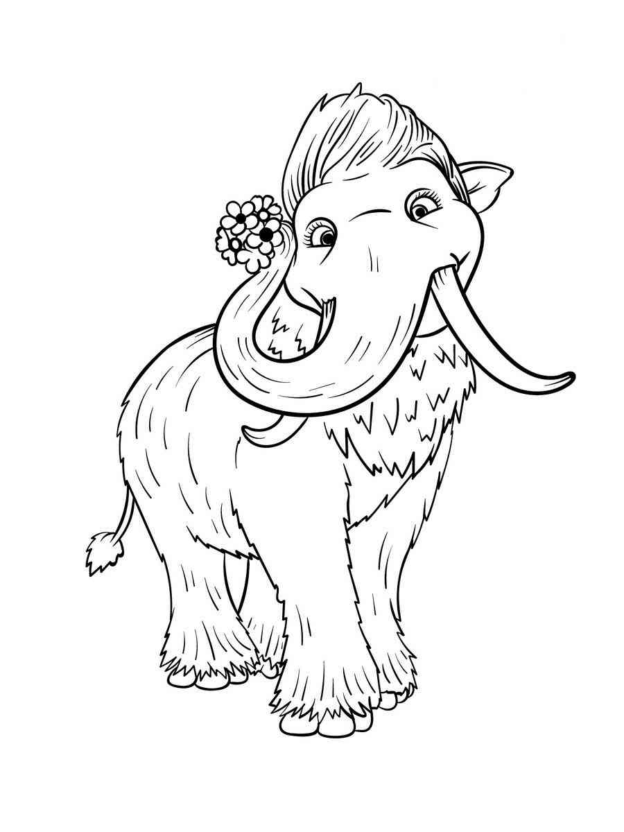 Ice Age 1 coloring page