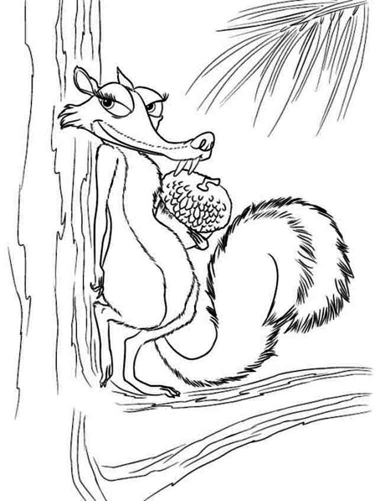 Ice Age 10 coloring page