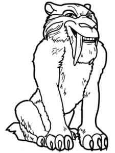 Ice Age 11 coloring page
