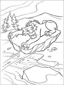 Ice Age 13 coloring page
