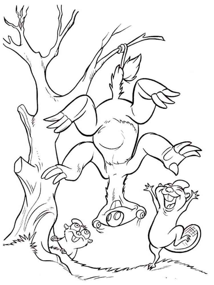 Ice Age 14 coloring page