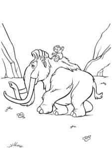 Ice Age 18 coloring page