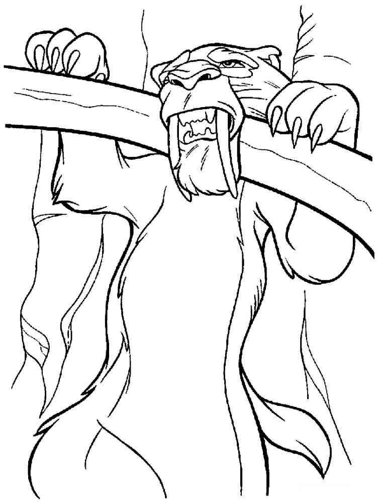 Ice Age 19 coloring page