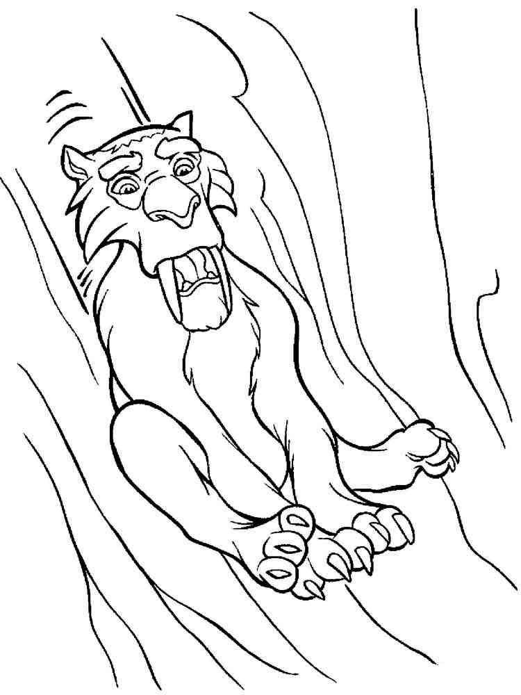 Ice Age 20 coloring page