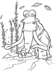 Ice Age 23 coloring page
