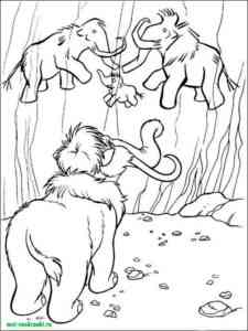 Ice Age 29 coloring page