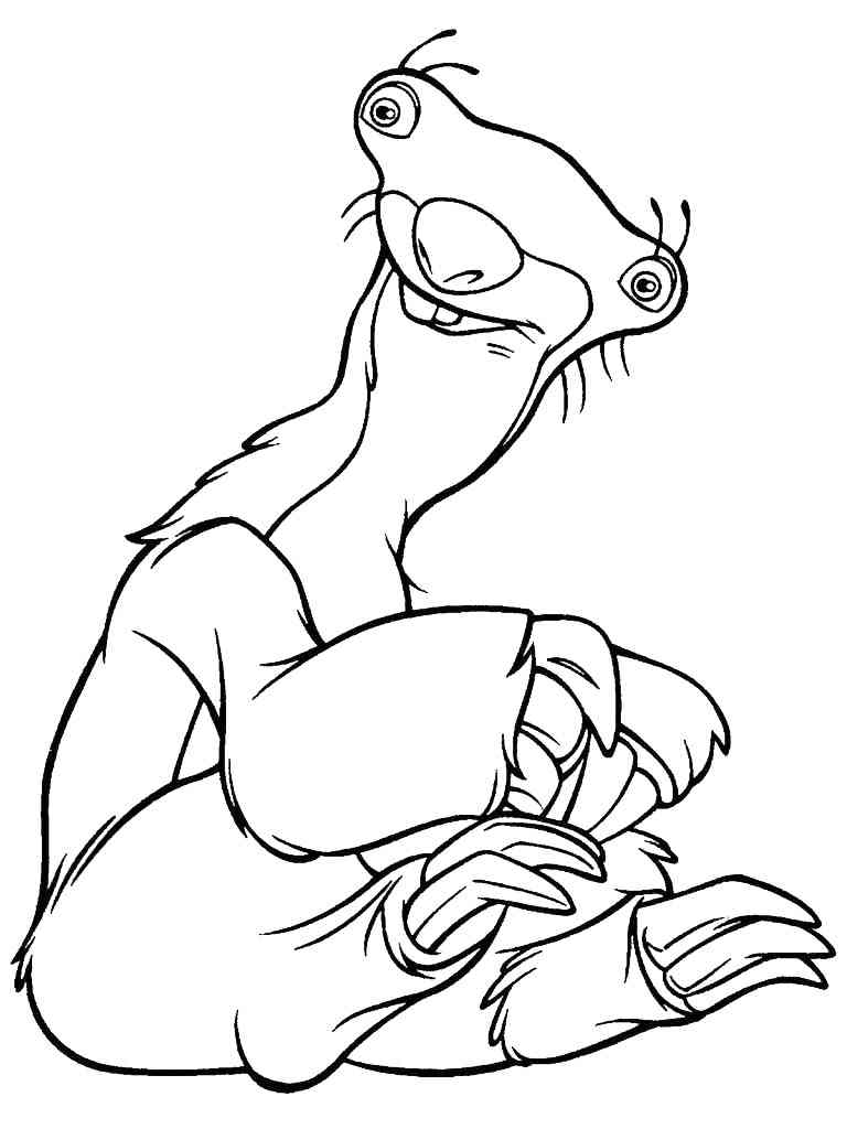 Ice Age 3 coloring page